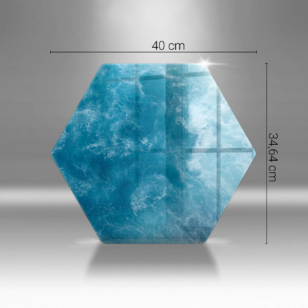 Üveg vágódeszka Nyílt víz