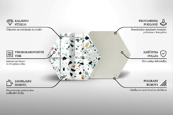 Üveg vágódeszka Könnyű kőedény