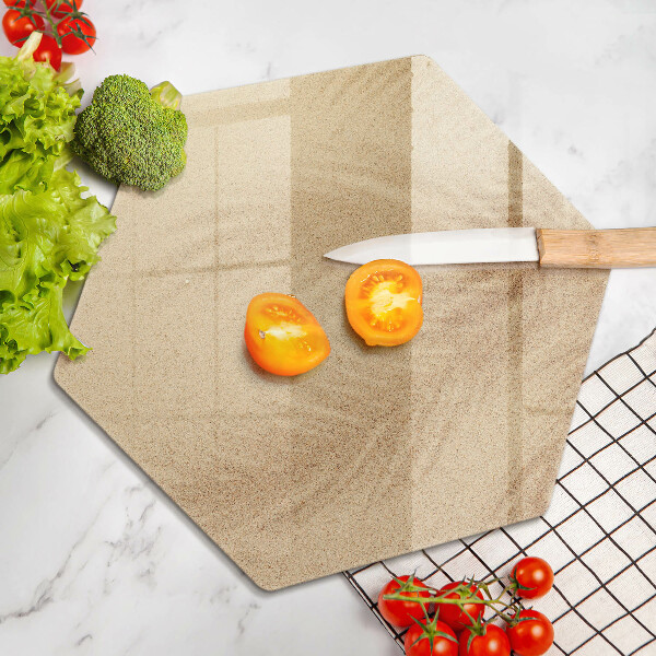 Üveg vágódeszka Tengerparti homokos nyaralás