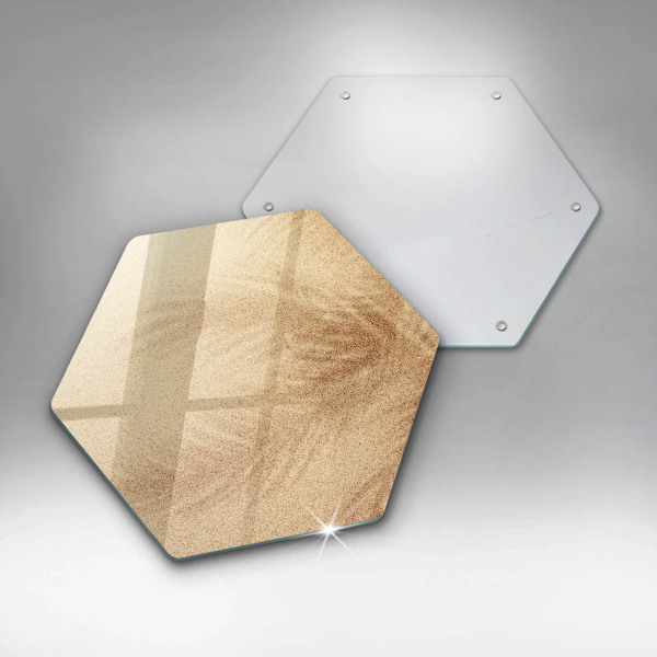 Üveg vágódeszka Tengerparti homokos nyaralás