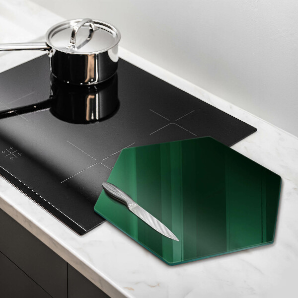 Üveg vágódeszka Zöld szín