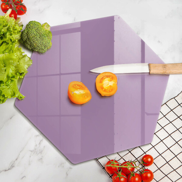 Üveg vágódeszka Lila színű