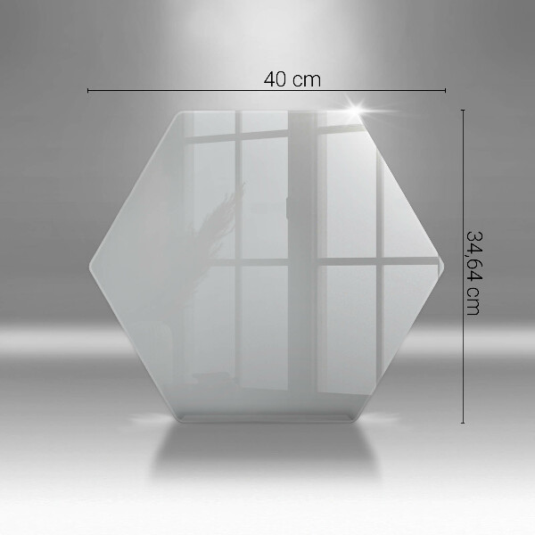 Üveg vágódeszka Szürke színű