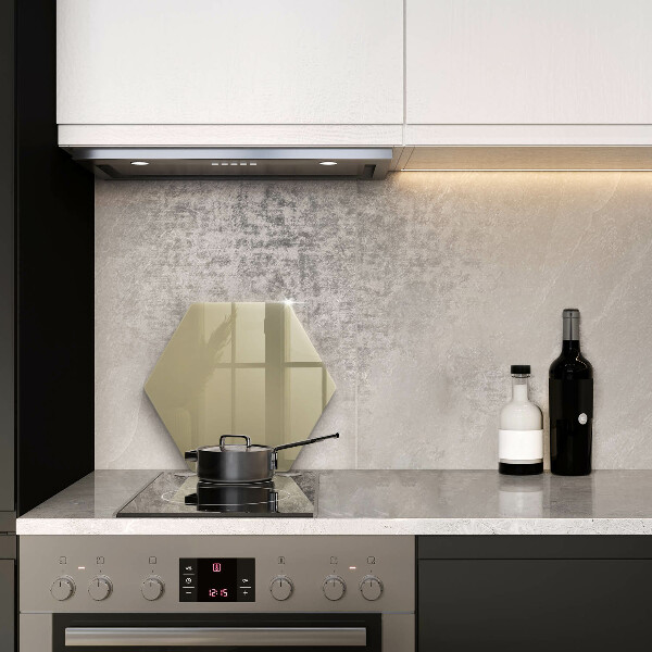 Üveg vágódeszka Bézs színű