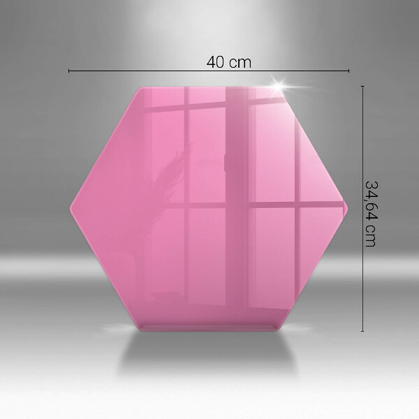 Üveg vágódeszka Rózsaszín szín