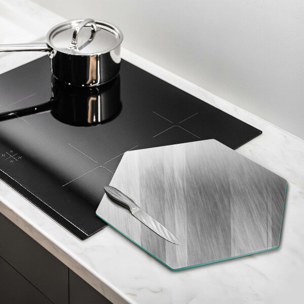 Üveg vágódeszka Fém textúra háttér