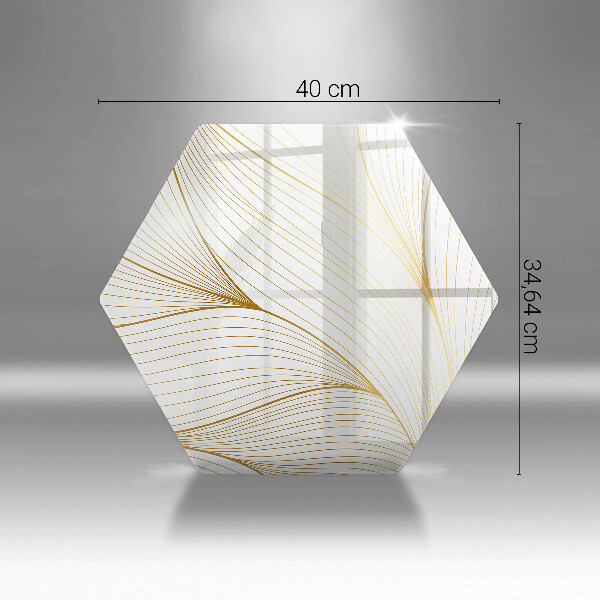 Üveg vágódeszka Modern vonalak minta