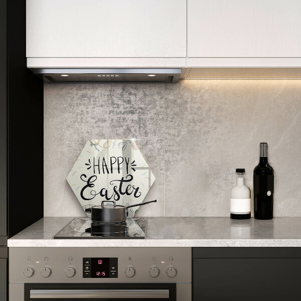 Üveg vágódeszka Happy Easter