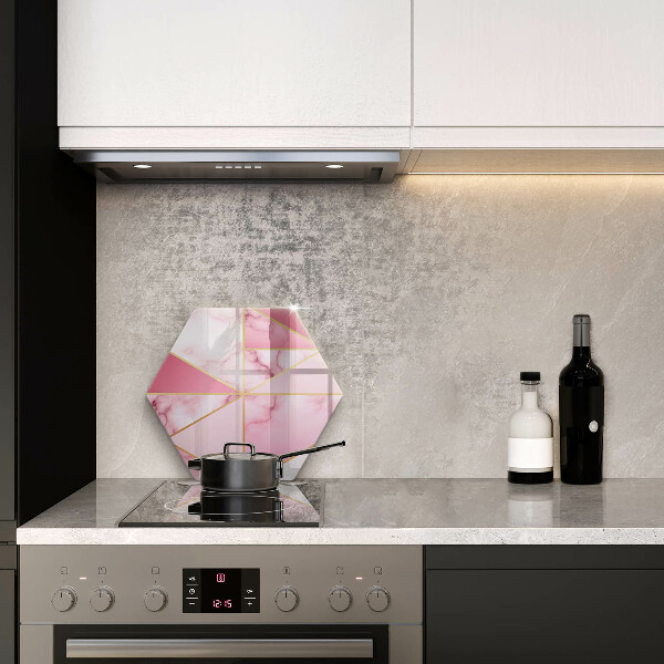 Üveg vágódeszka Geometrikus márvány