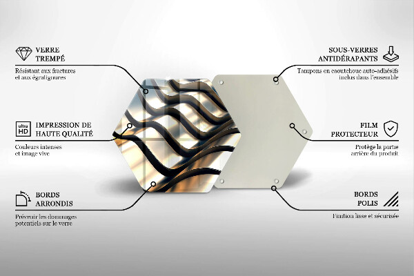 Üveg vágódeszka 3D fém formák