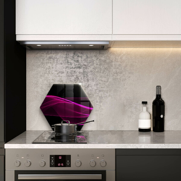 Üveg vágódeszka Rózsaszín absztrakció