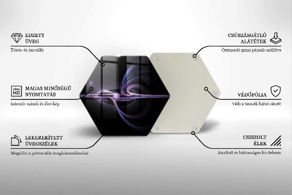 Üveg vágódeszka Modern absztrakció