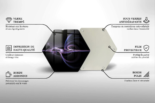Üveg vágódeszka Modern absztrakció