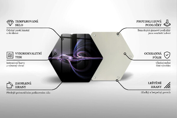 Üveg vágódeszka Modern absztrakció