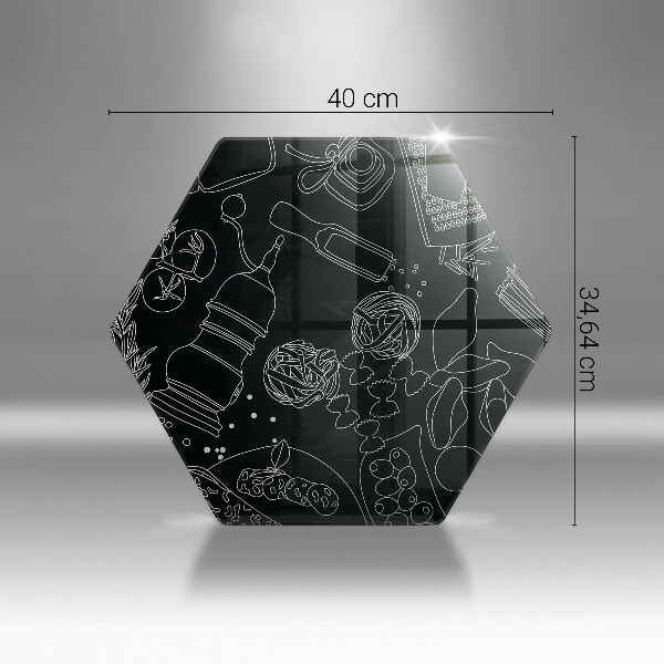 Üveg vágódeszka Konyhai kiegészítők