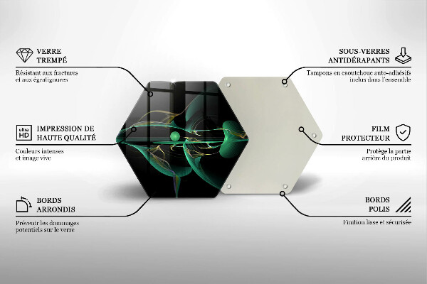 Üveg vágódeszka Modern absztrakció