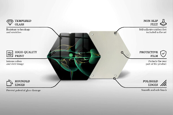 Üveg vágódeszka Modern absztrakció