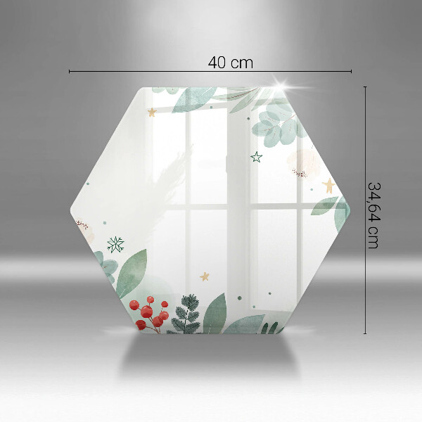 Üveg vágódeszka Akvarell levelek