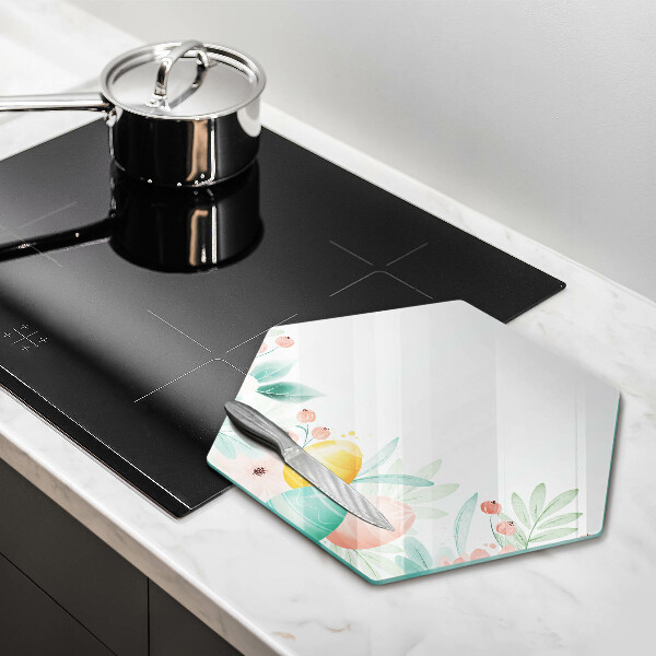 Üveg vágódeszka húsvéti tojás