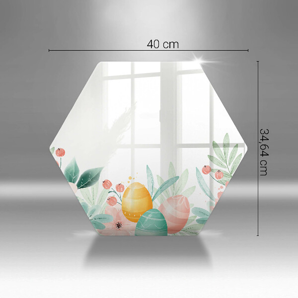 Üveg vágódeszka húsvéti tojás