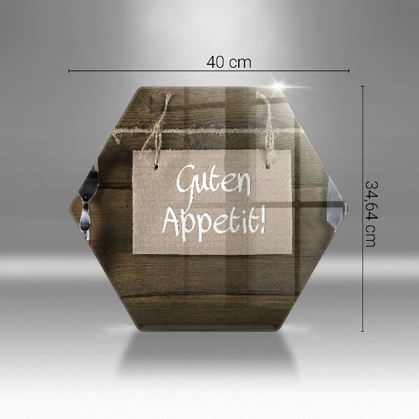 Üveg vágódeszka Guten Apetit