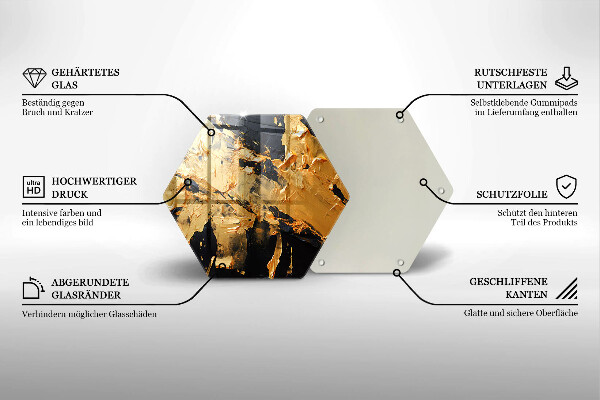 Üveg vágódeszka Elegáns festék textúra