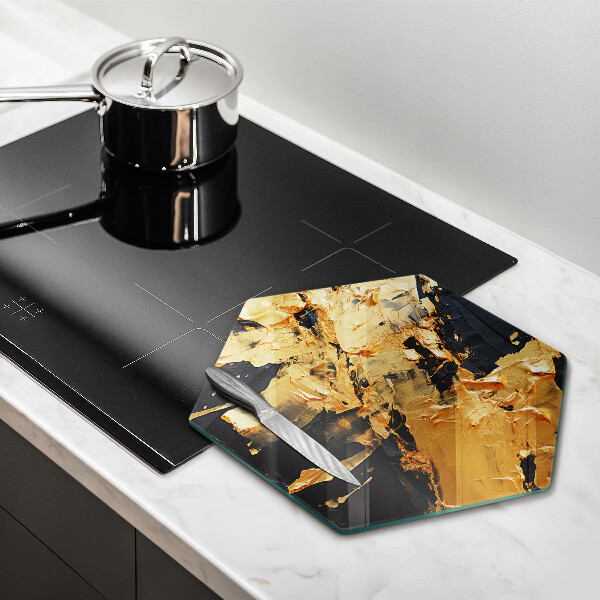 Üveg vágódeszka Elegáns festék textúra