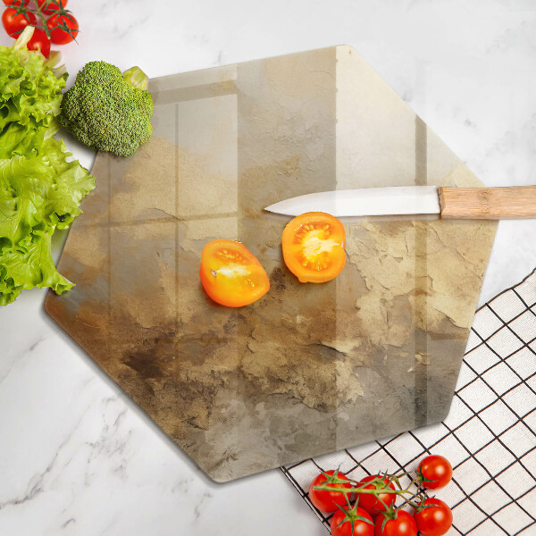 Üveg vágódeszka Gazdag textúra