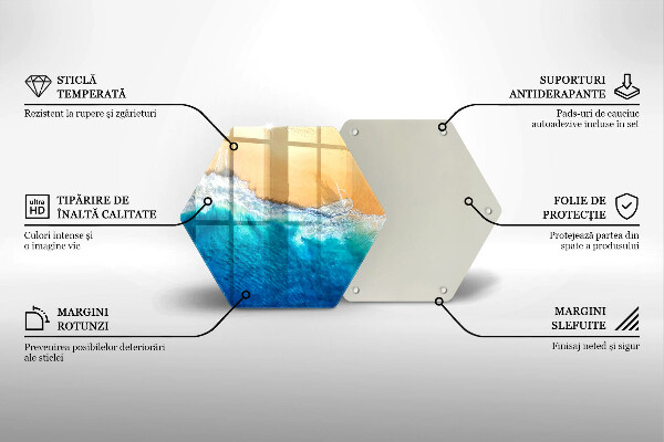 Üveg vágódeszka Strand és tenger