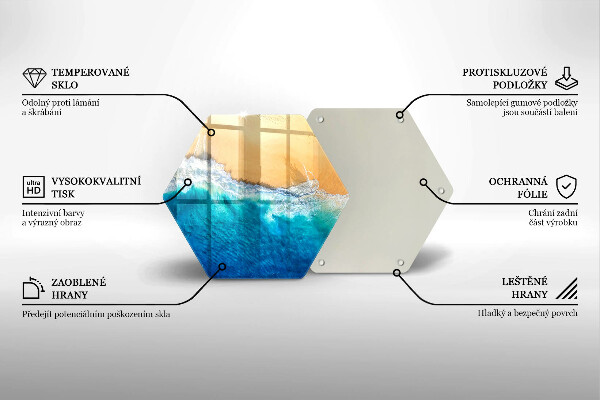 Üveg vágódeszka Strand és tenger