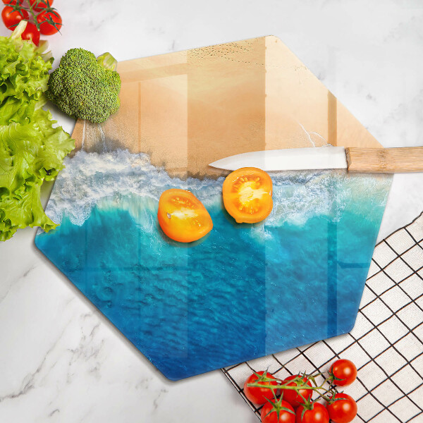 Üveg vágódeszka Strand és tenger