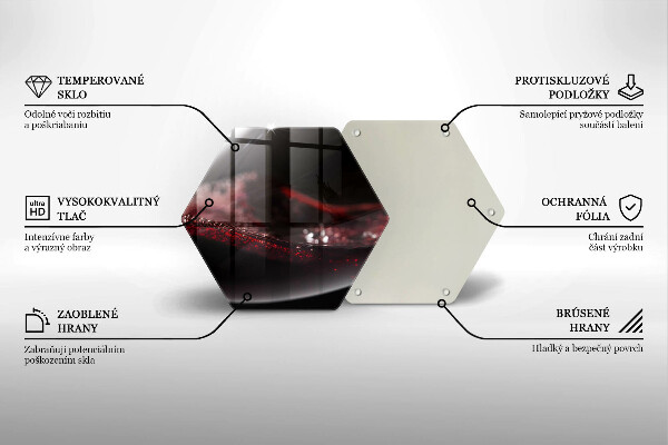 Üveg vágódeszka Vörösbor egy pohárban