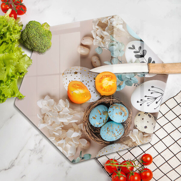Üveg vágódeszka Húsvéti díszek
