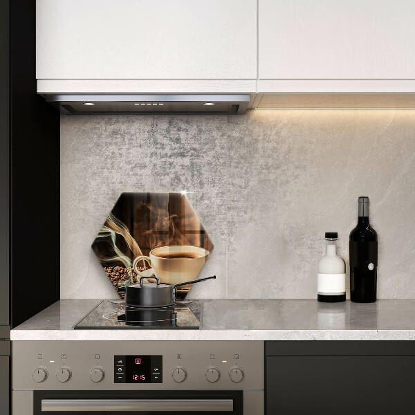 Üveg vágódeszka Csésze és kávébab