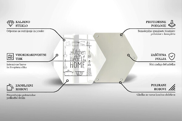 Üveg vágódeszka Felirat mondat