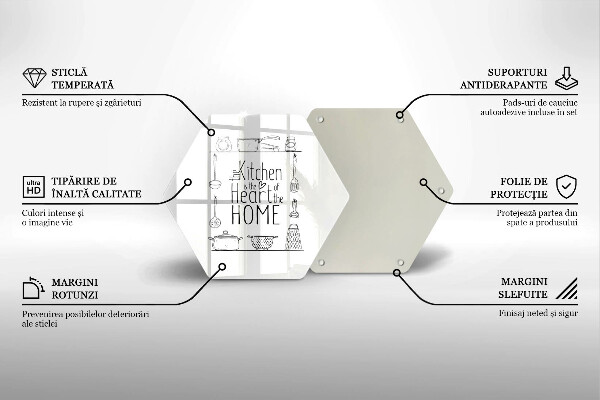 Üveg vágódeszka Felirat mondat