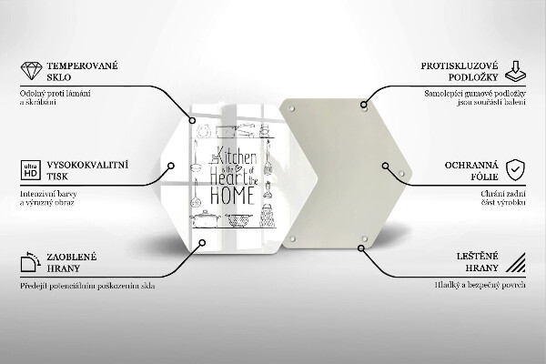 Üveg vágódeszka Felirat mondat