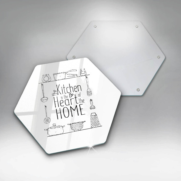 Üveg vágódeszka Felirat mondat