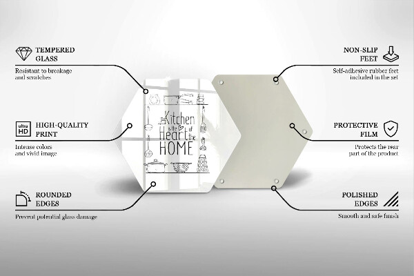 Üveg vágódeszka Felirat mondat