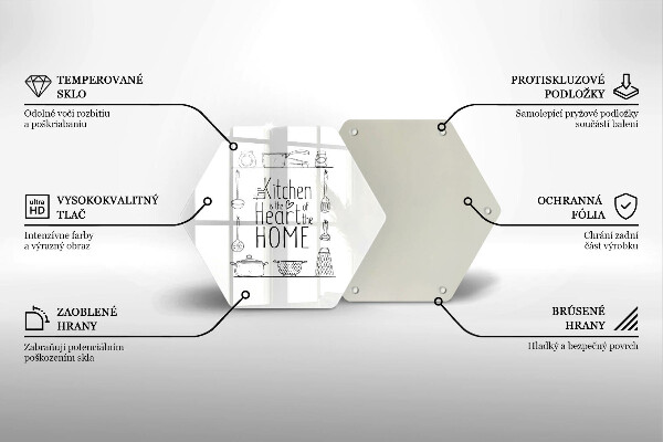 Üveg vágódeszka Felirat mondat