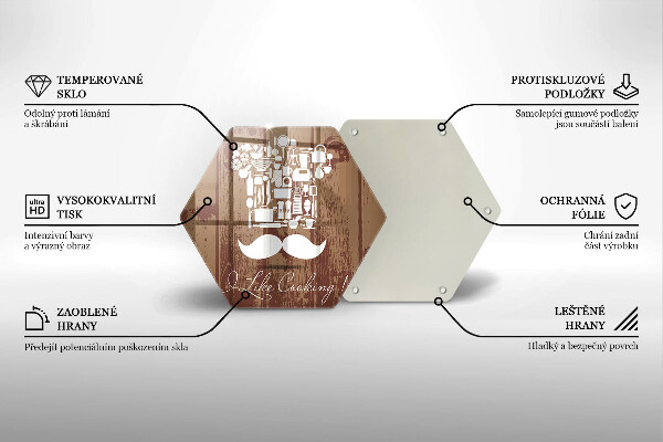 Üveg vágódeszka I like cooking