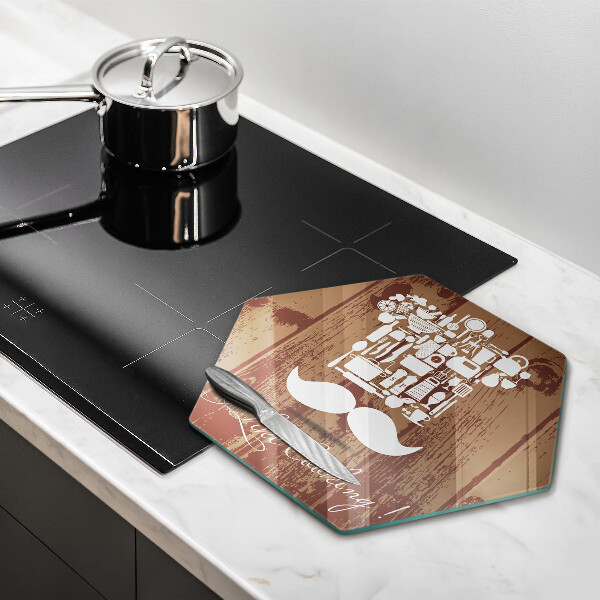 Üveg vágódeszka I like cooking