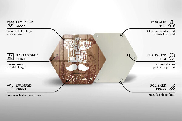 Üveg vágódeszka I like cooking