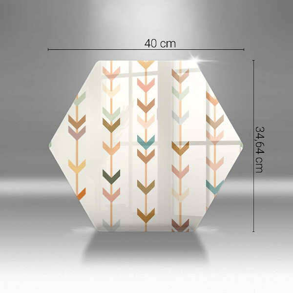 Üveg vágódeszka Geometriai elemek