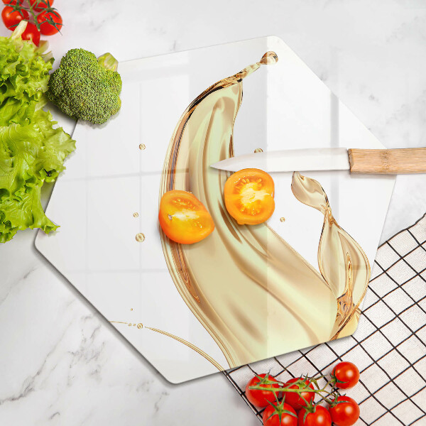 Üveg vágódeszka olivaolaj