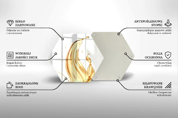 Üveg vágódeszka olivaolaj