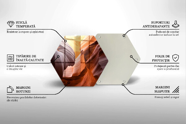 Üveg vágódeszka Grand Canyon