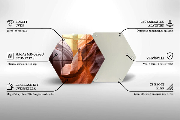 Üveg vágódeszka Grand Canyon