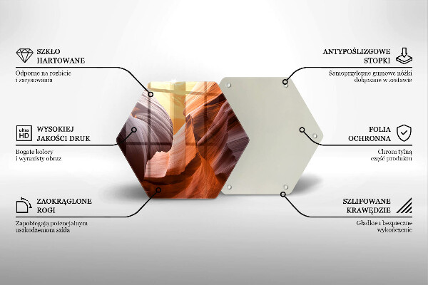 Üveg vágódeszka Grand Canyon