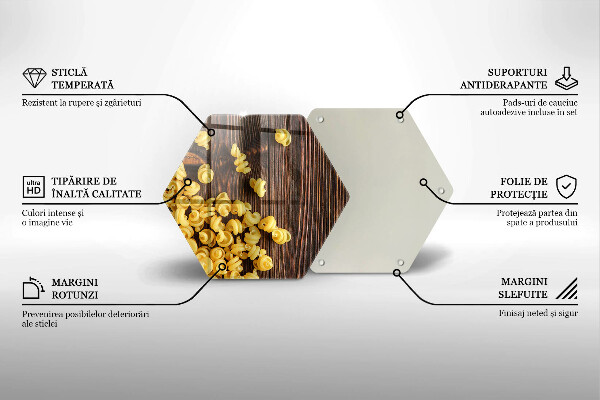 Üveg vágódeszka Tészta az asztalon